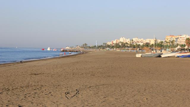 La playa de Torre del Mar.