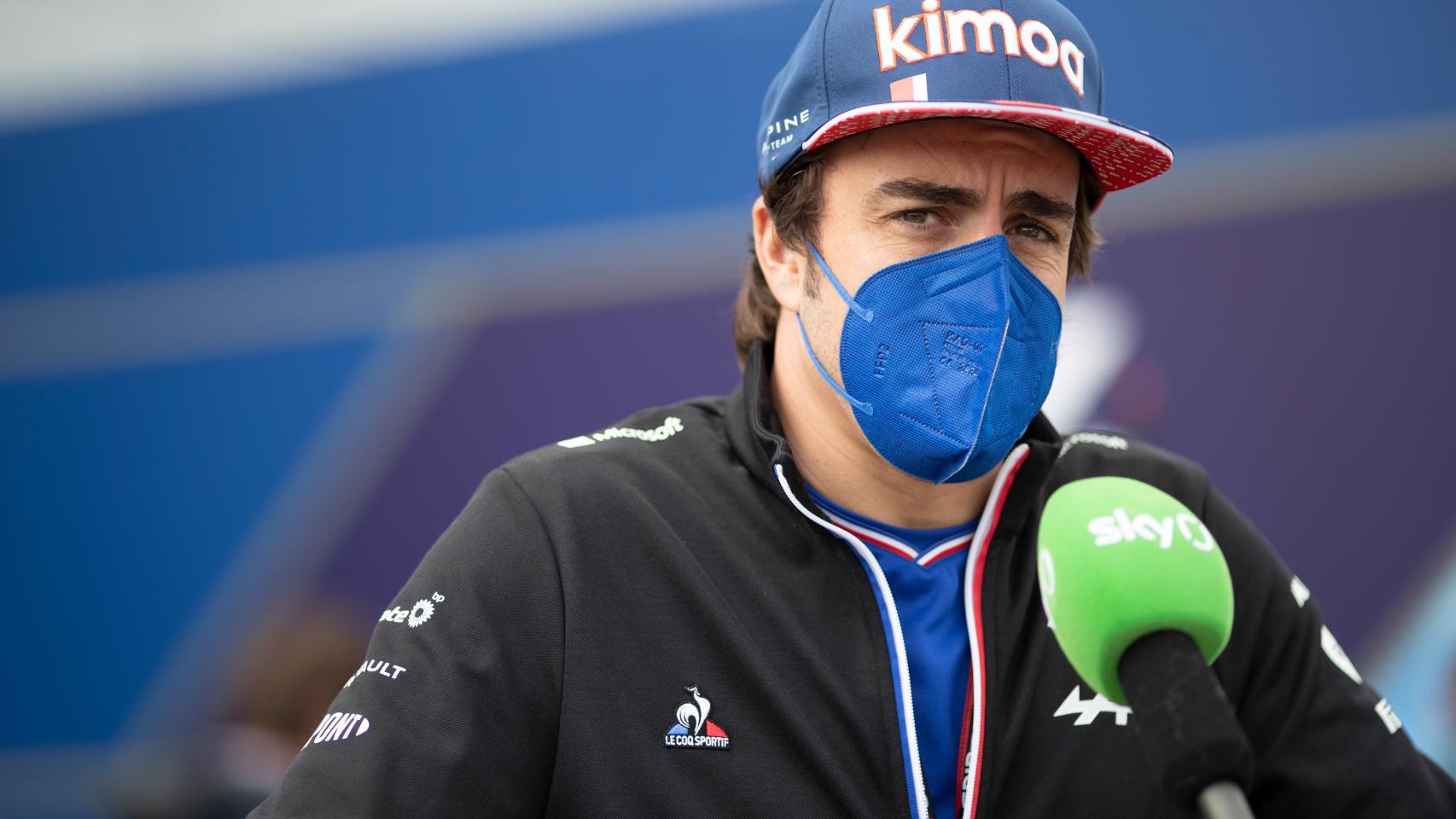Fernando Alonso en Silverstone