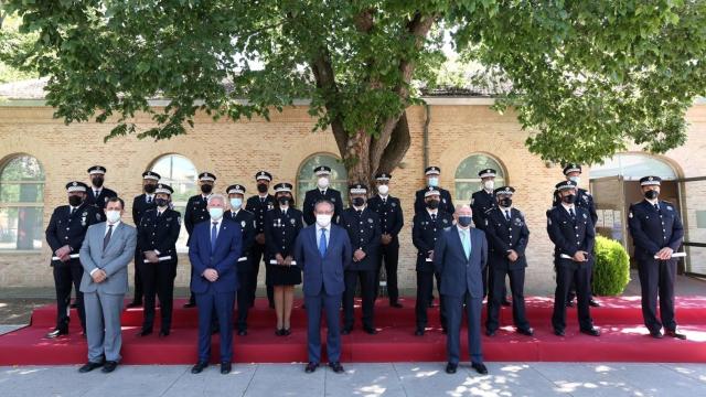 Toma de posesión de los nuevos agentes de la Policía Local. Foto: Óscar Huertas