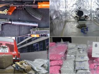 Algunas de las drogas, armas o instrumentos de tortura incautados a los holandeses estos años.