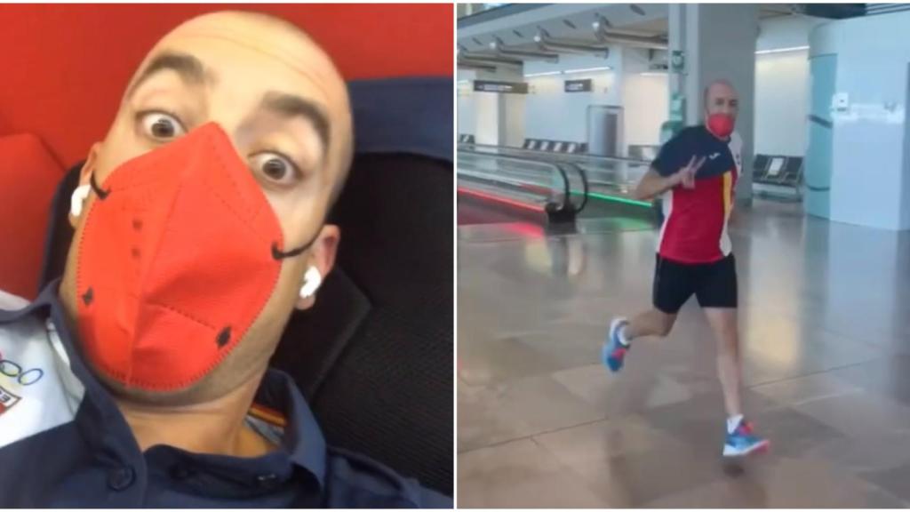 Fernando Alarza narra la odisea del viaje a Tokio del equipo español: esperas y carreras por el aeropuerto