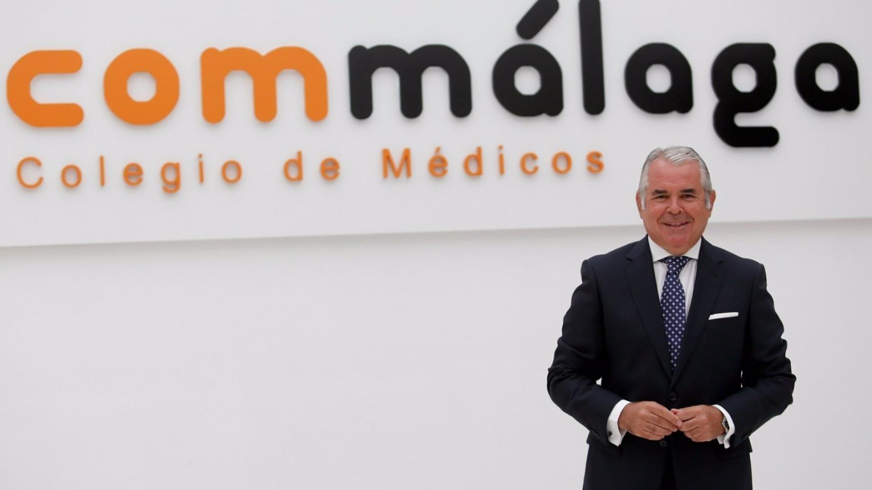 Presidente del Colegio de Médicos de Málaga, Pedro Navarro.