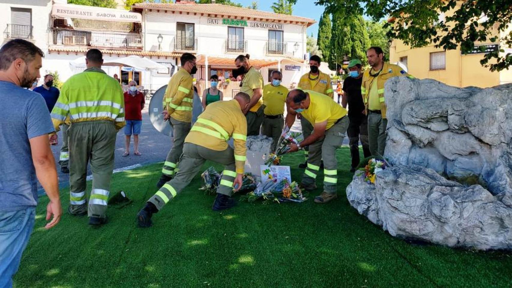Cogolludo rindió homenaje a los once fallecidos en el 16 aniversario del incendio de Guadalajara de 2005
