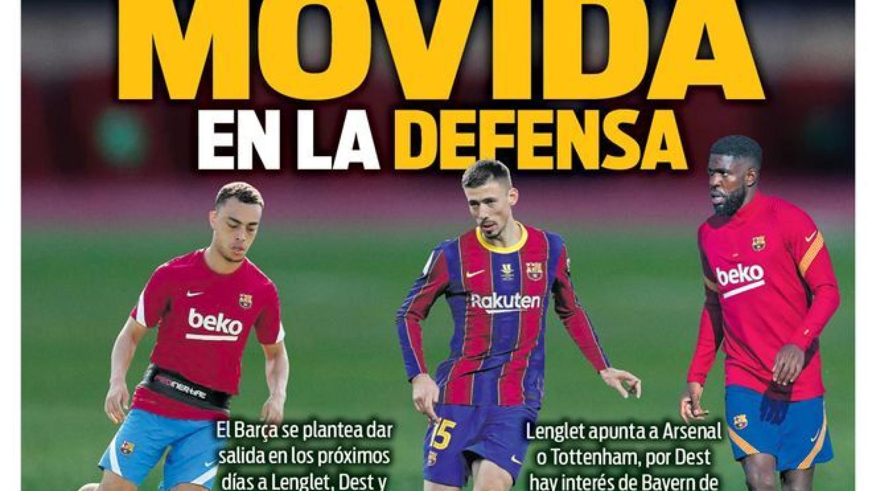 La portada del diario SPORT (19/07/2021)