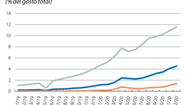 Evolución de uso de Bizum