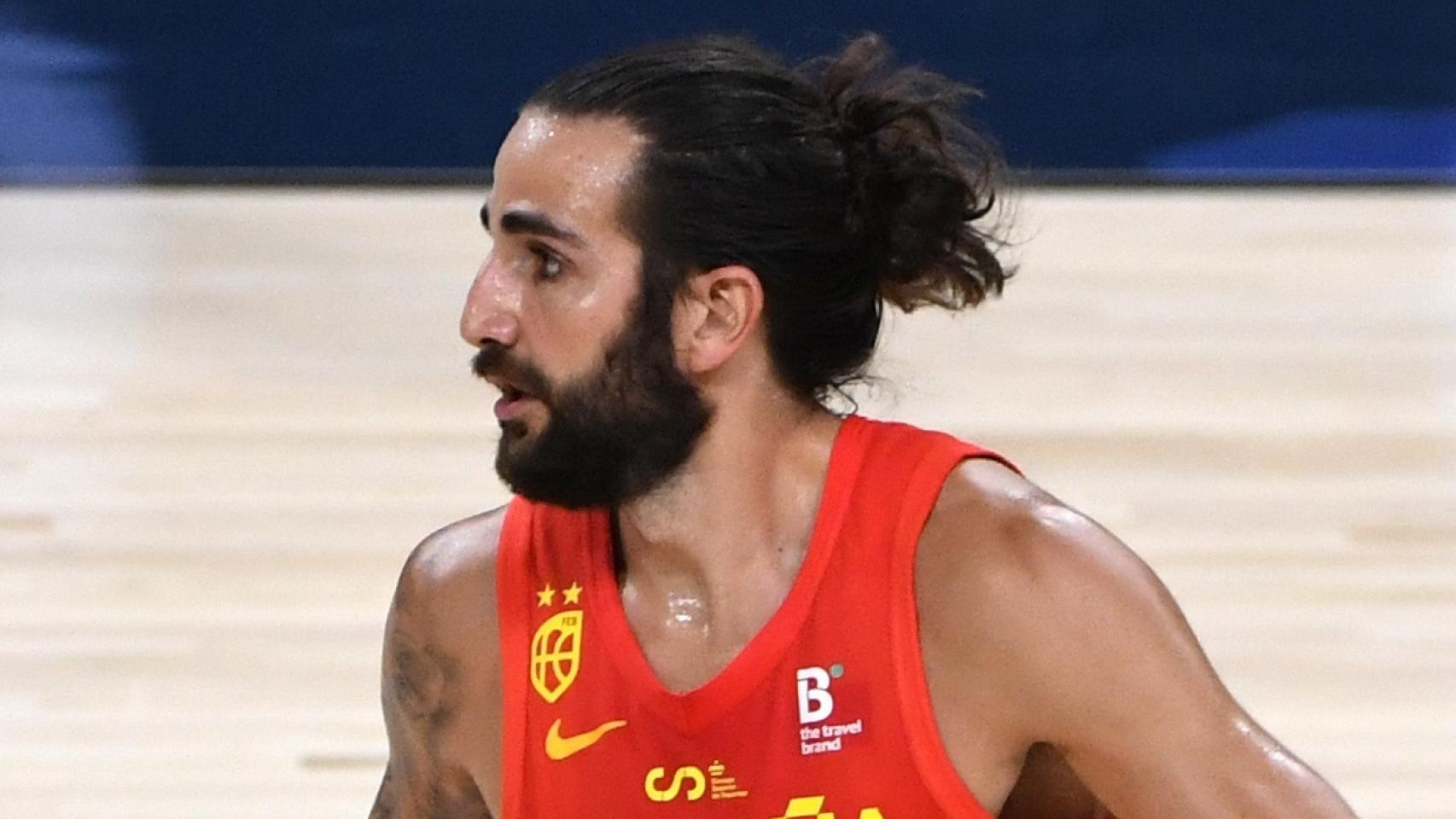 Ricky Rubio empieza una jugada