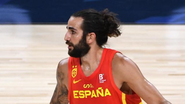 Ricky Rubio empieza una jugada