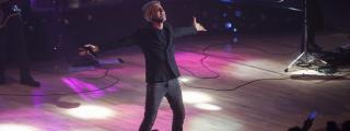 Sergio Dalma durante un concierto.