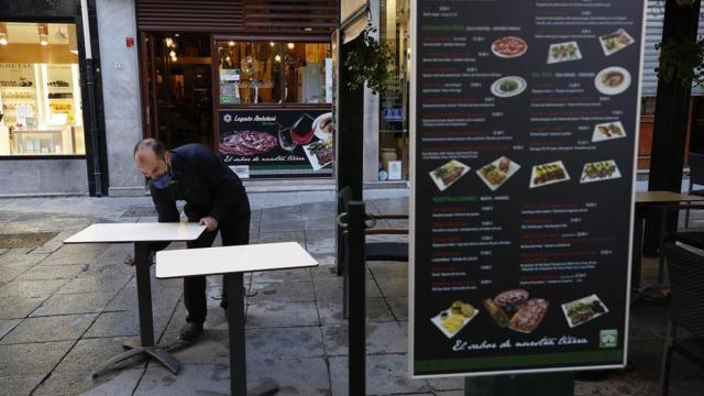 Imagen de archivo de un negocio de hostelería.