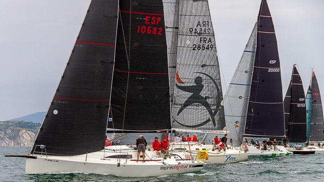 Barcos de Galicia, Asturias, Cantabria y Euskadi en la Xacobeo 21-22 de vela en Getxo