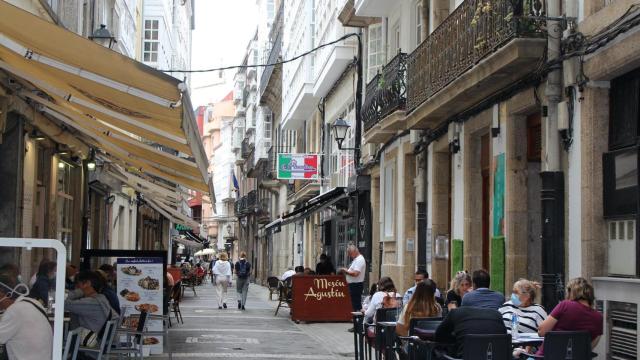 Terrazas turistas Calle Franja