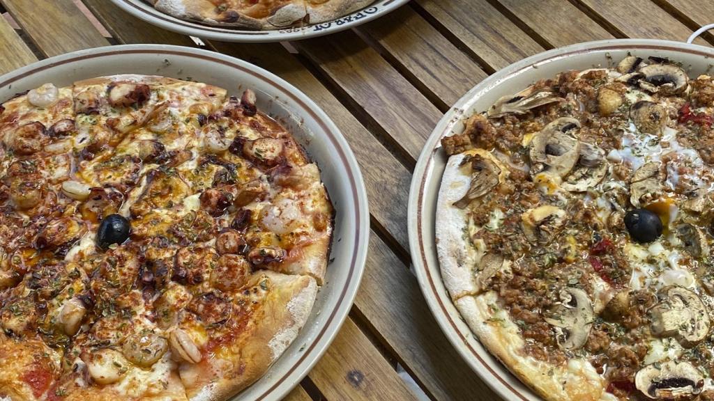 Pizza de pulpo