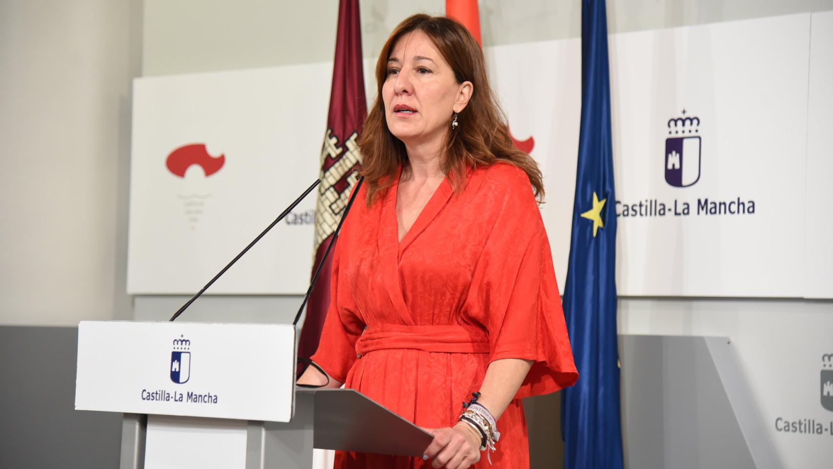 Blanca Fernández, portavoz del Gobierno de Castilla-La Mancha. Foto: JCCM