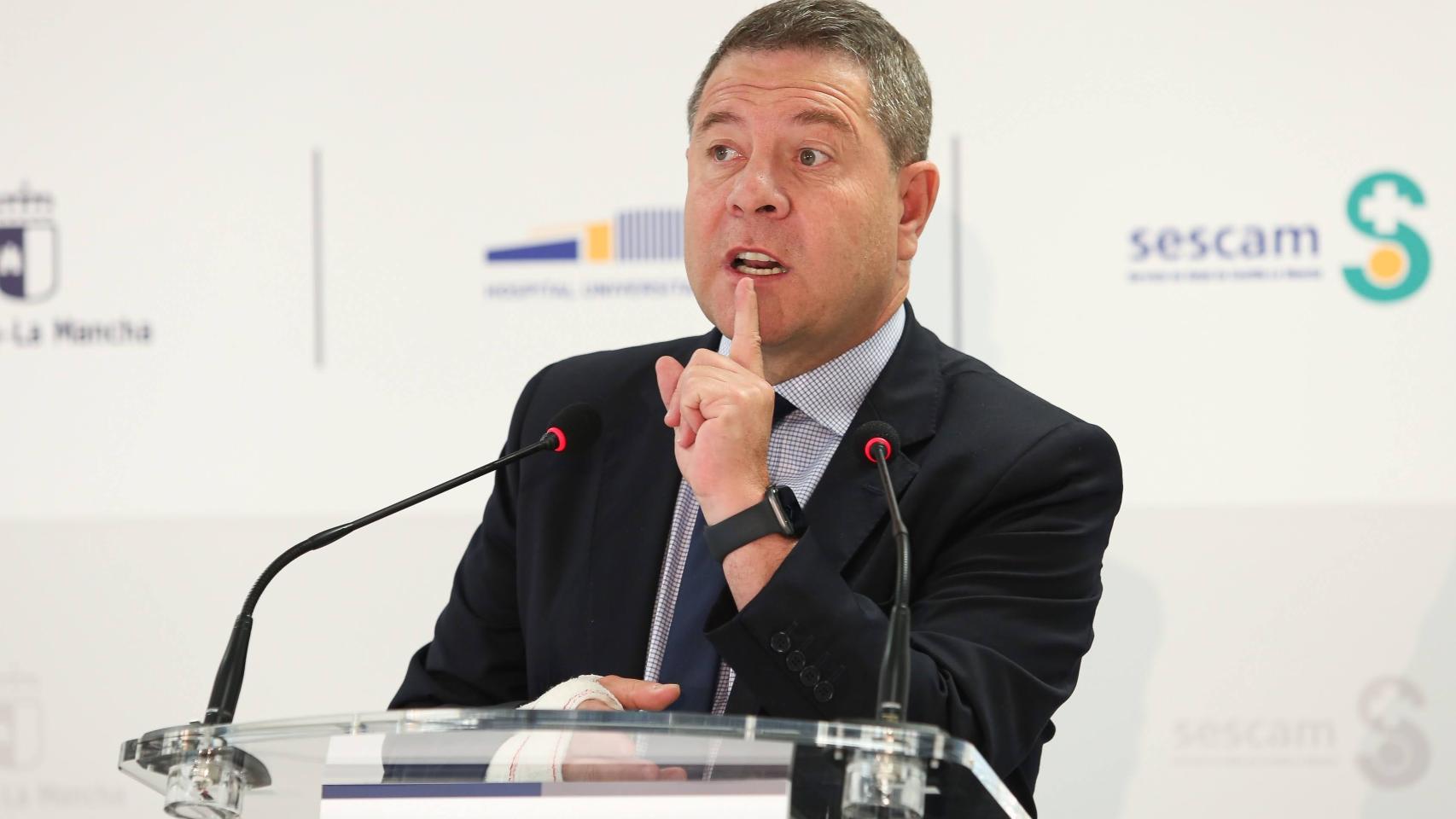 Emiliano García-Page, presidente de Castilla-La Mancha, en una imagen reciente