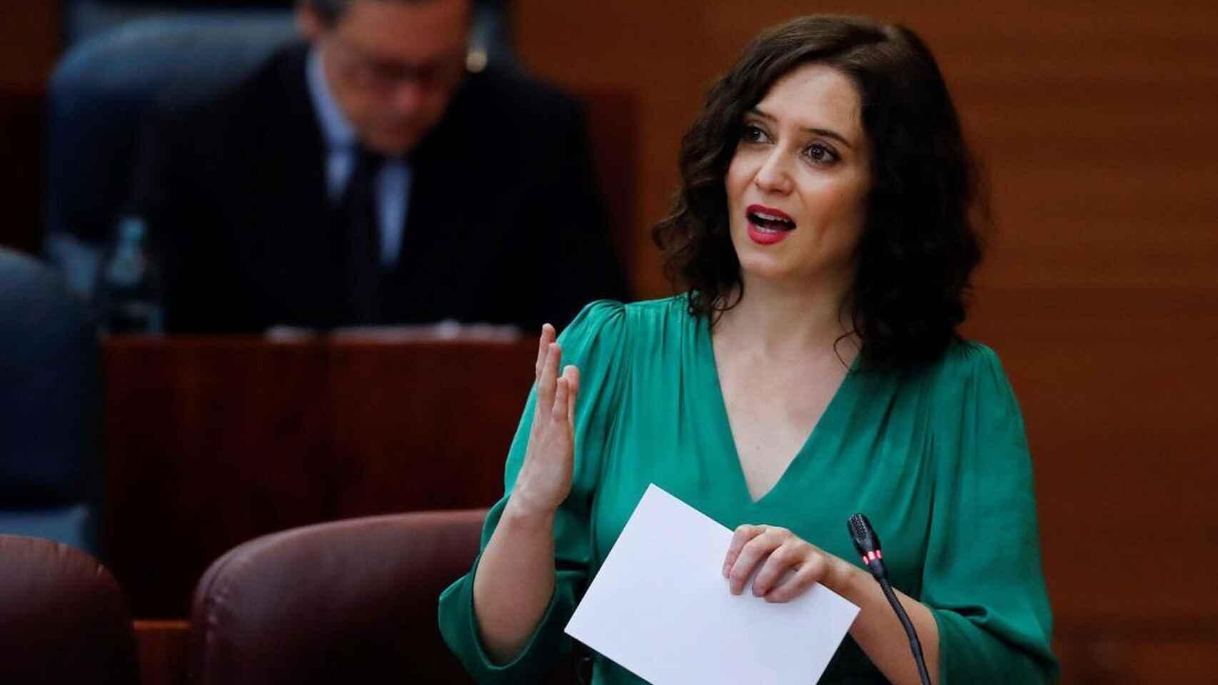 La presidenta de la Comunidad de Madrid, Isabel Díaz Ayuso.