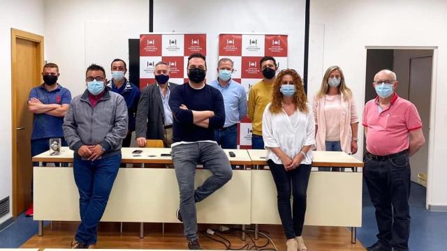 La nueva directiva de la Asociación Hostelería Compostela.