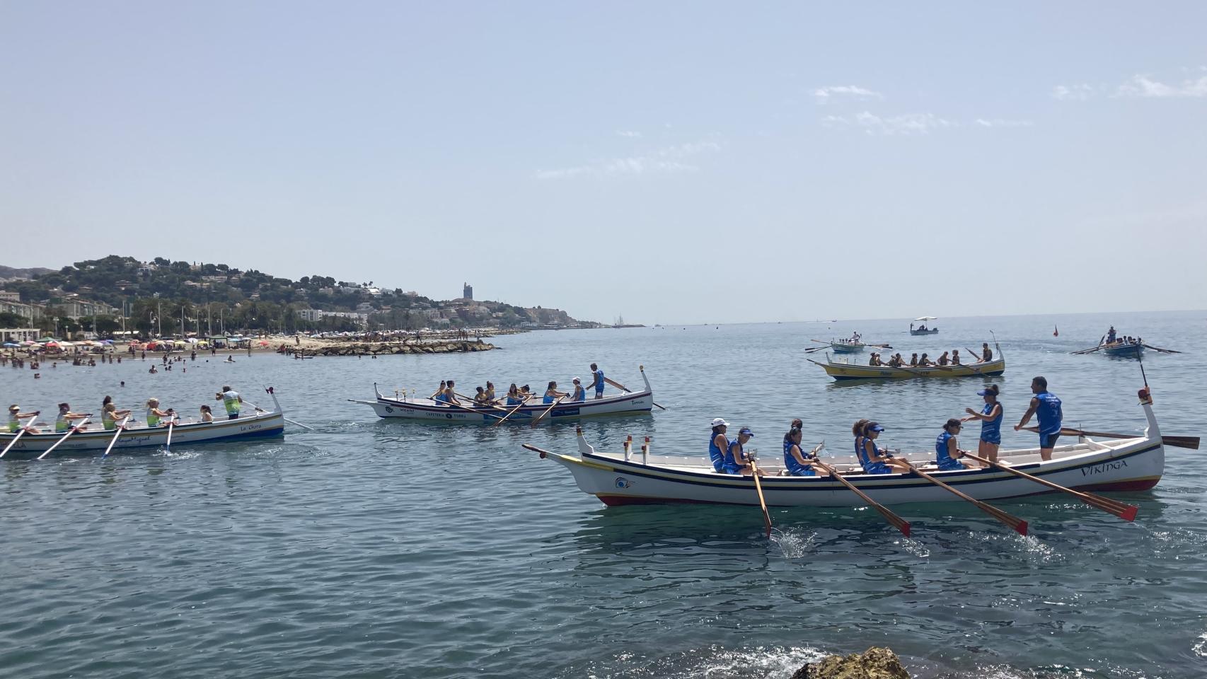 Jábegas en la costa malagueña.