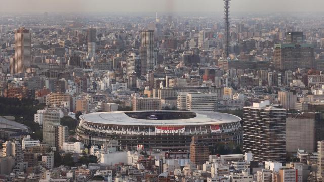 El Estadio Nacional de Tokio, sede de la ceremonia de inauguración de los Juegos Olímpicos