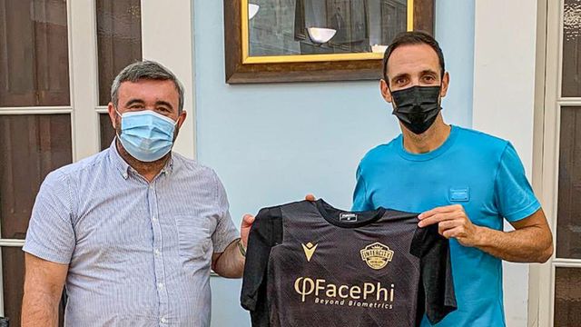 El alcalde de Crevillent con Juanfran Torres .