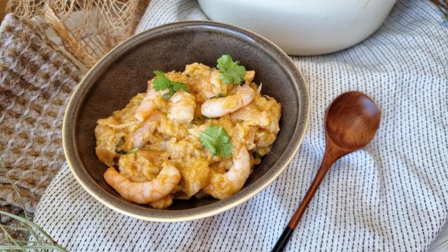 Açorda de camarones, una receta típica portuguesa de langostinos