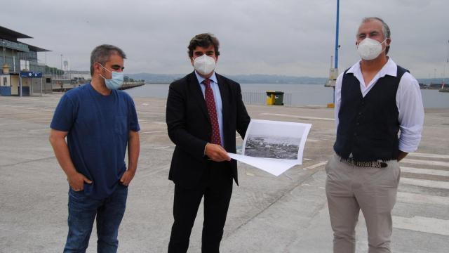 Presentación de las rutas por el Puerto de A Coruña.