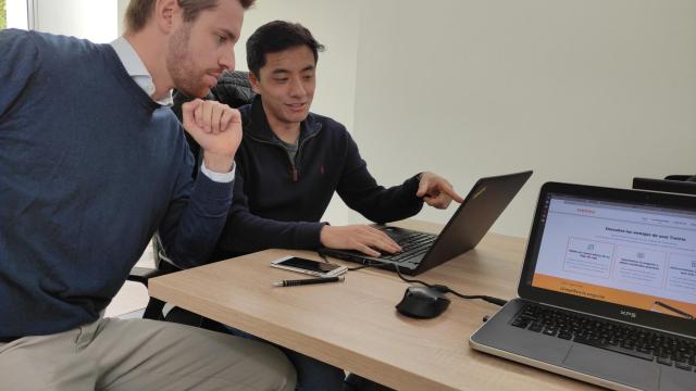 Lluís Cañadell y Men Hei Lo, cofundadores de la startup Treinta