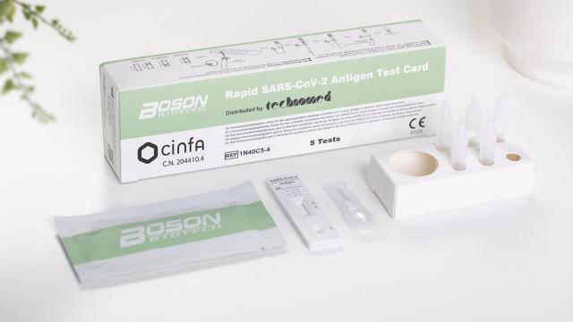 Modelo de test de antígenos.