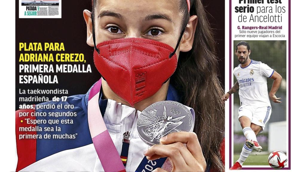 La portada del diario MARCA (25/07/2021)