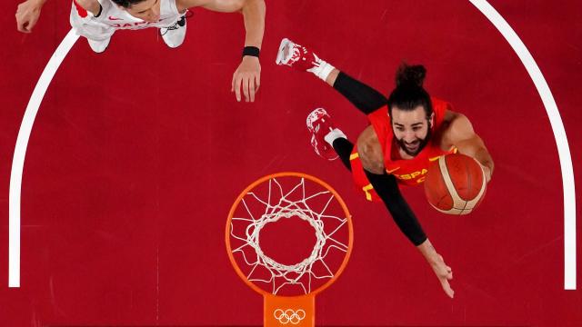 Ricky Rubio, contra Japón