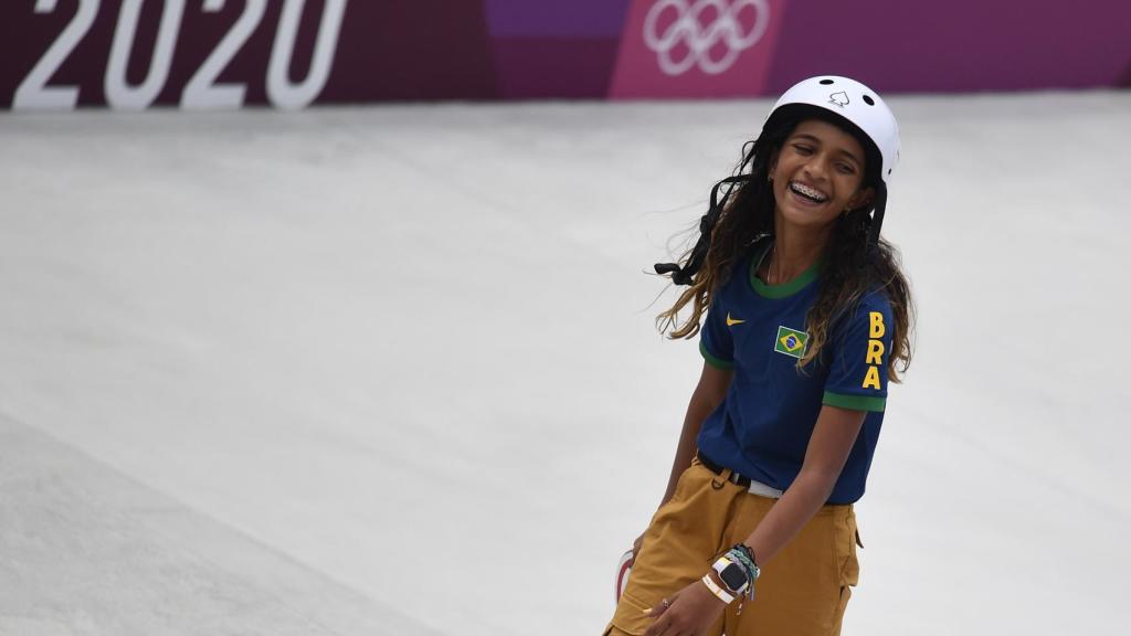 Rayssa Leal, en los Juegos Olímpicos de Tokio 2020