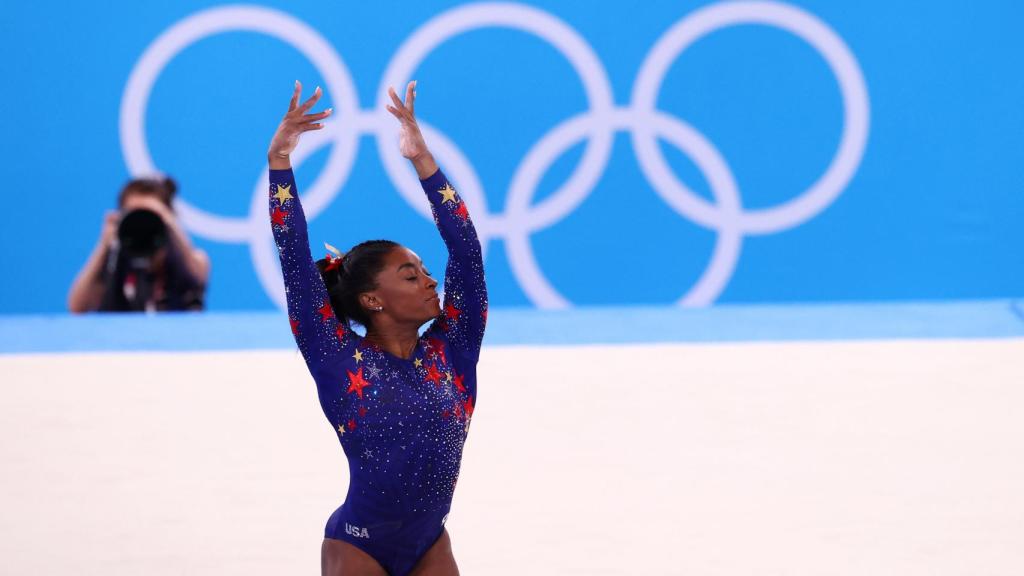 Simone Biles, en los Juegos Olímpicos de Tokio 2020