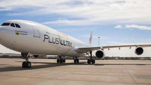 Uno de los aviones de Plus Ultra./