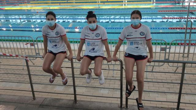 Sofía Carballo, Iria Lemos y Naroa Estévez vuelven con seis medallas a casa