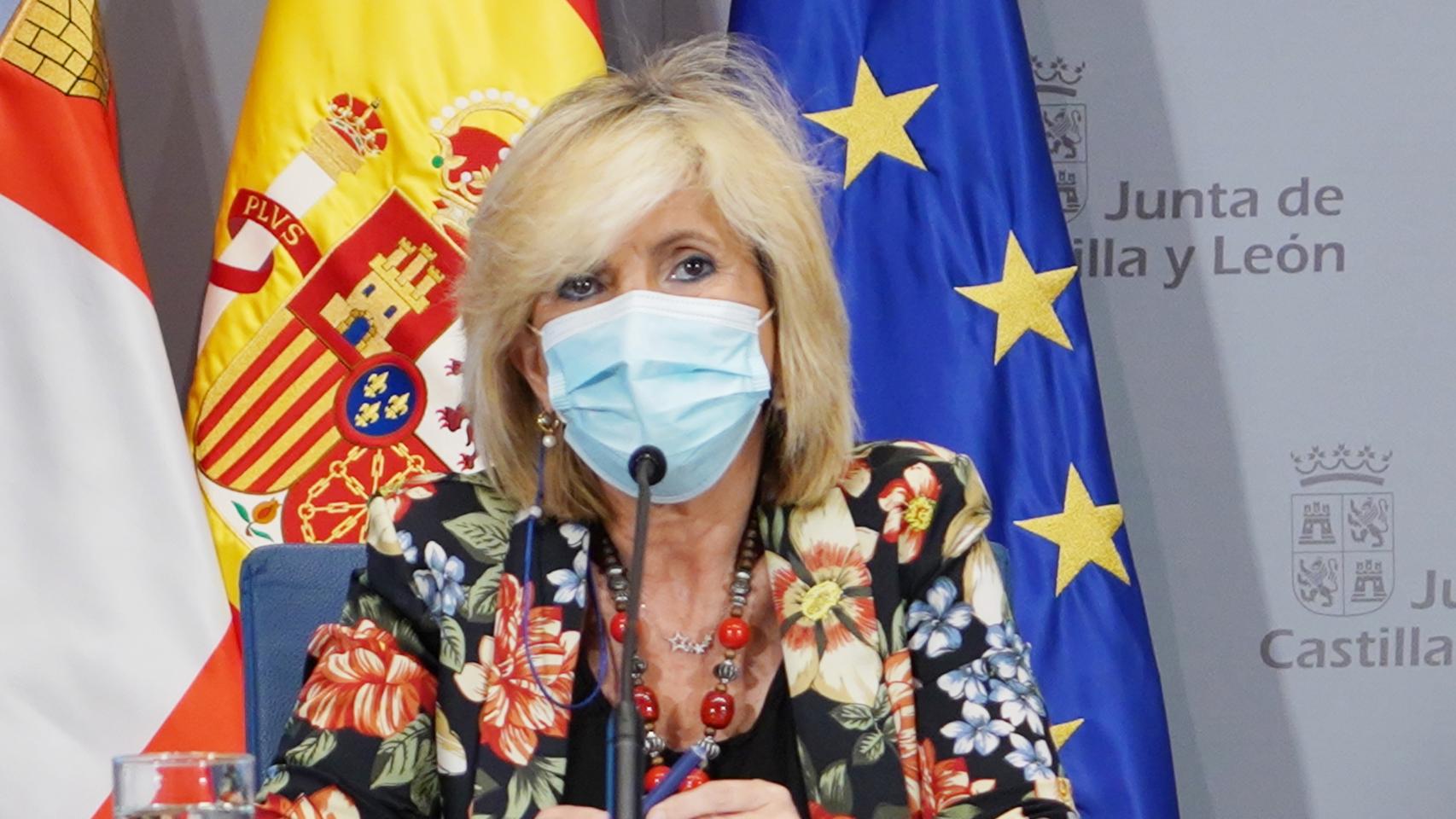 Miriam Chacón ICAL . La consejera de Sanidad, Verónica Casado, informa sobre la situación epidemiológica en Castilla y León. (2)