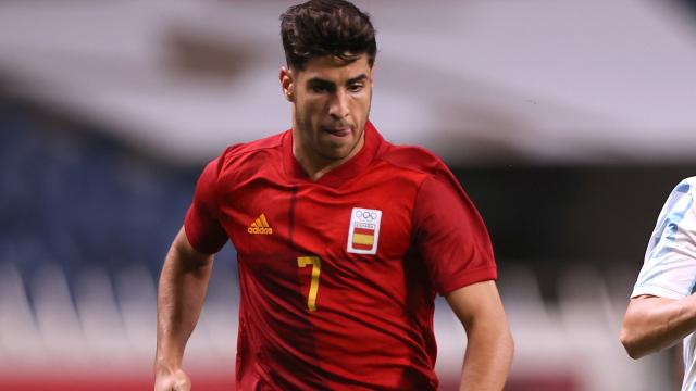 Marco Asensio, durante el España - Argentina de los Juegos Olímpicos
