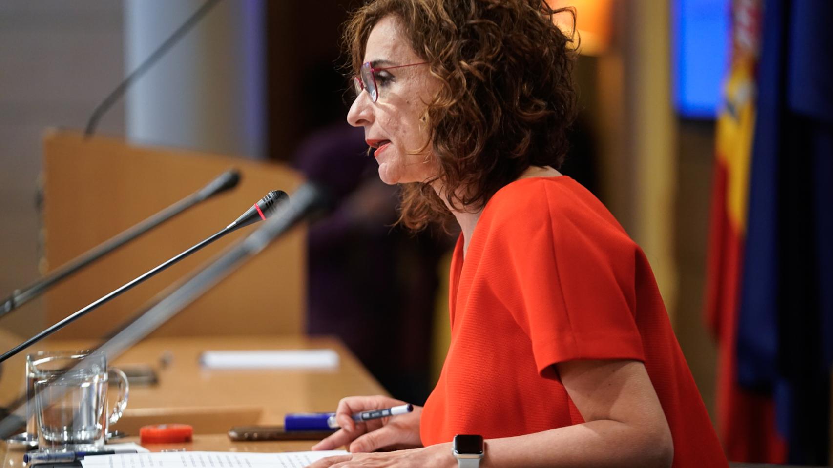 María Jesús Montero, ministra de Hacienda y Función Pública.