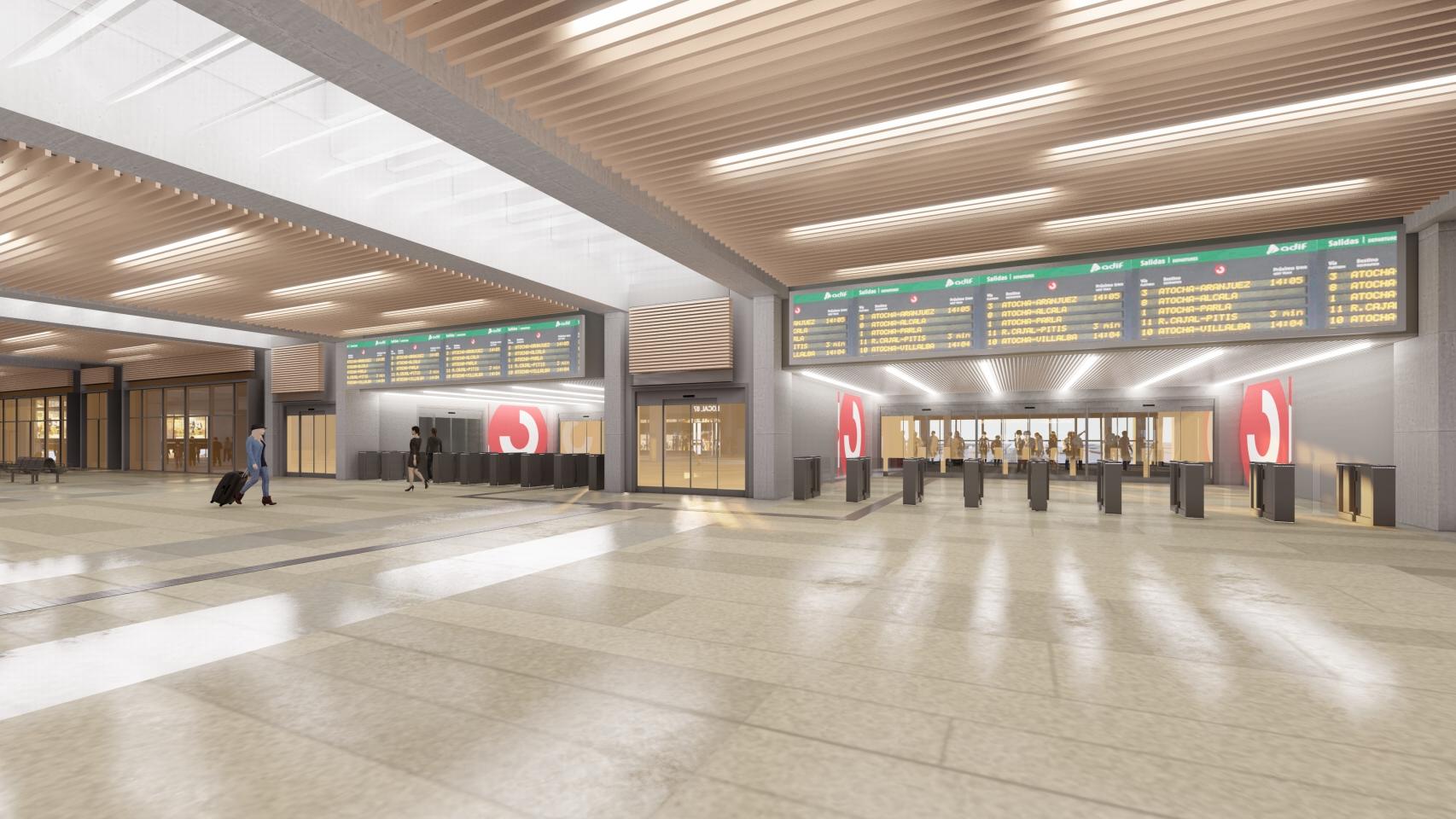 Adif gastará más de 250 millones de euros en la ampliación de la estación de Chamartín