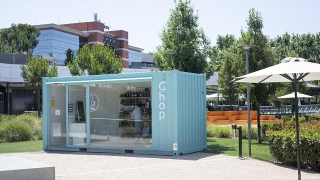 Ghop, el supermercado inteligente, ubicato en el jardín del centro comercial Moraleja Green.