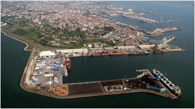 Vista aérea del Puerto Interior.