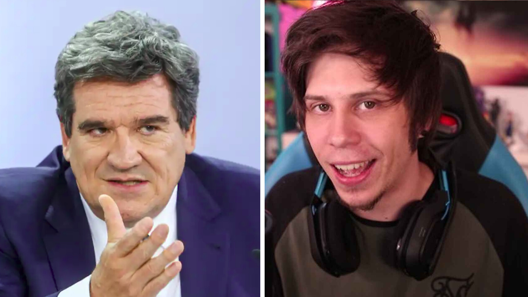 El ministro Escrivá y El Rubius en un fotomontaje.