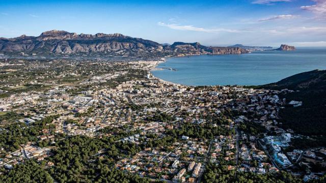 Imagen aérea de L'Alfàs del Pi.