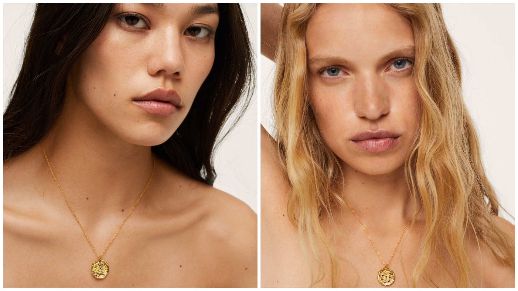 Los modelos de Piscis yTauro de la colección 'Zodiac' de Mango.