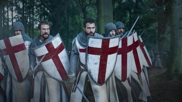 Escena de la serie 'Knightfall', sobre el final de los templarios.