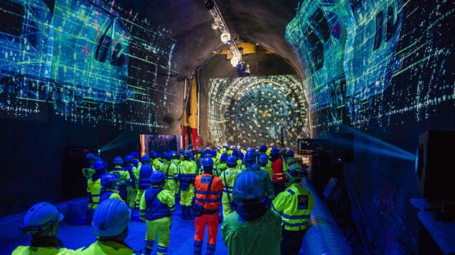 Túnel realizado por constructoras españolas.