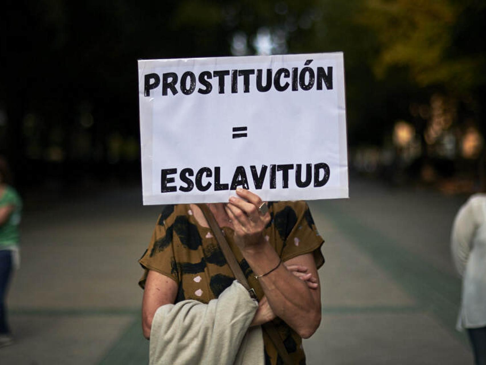 Imagen de archivo de una manifestación por la abolición de la prostitución.