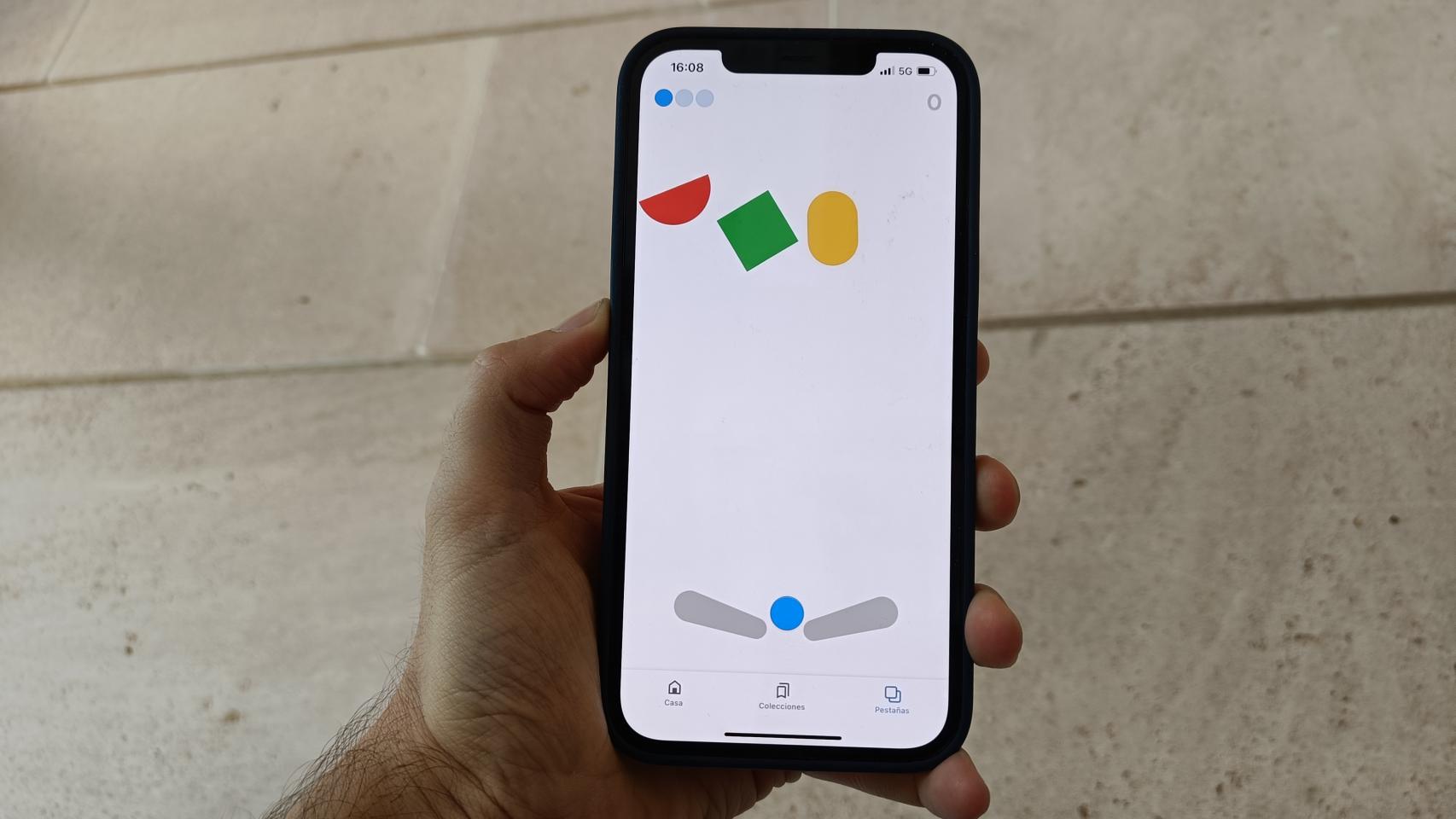 Pinball oculto de Google en el iPhone