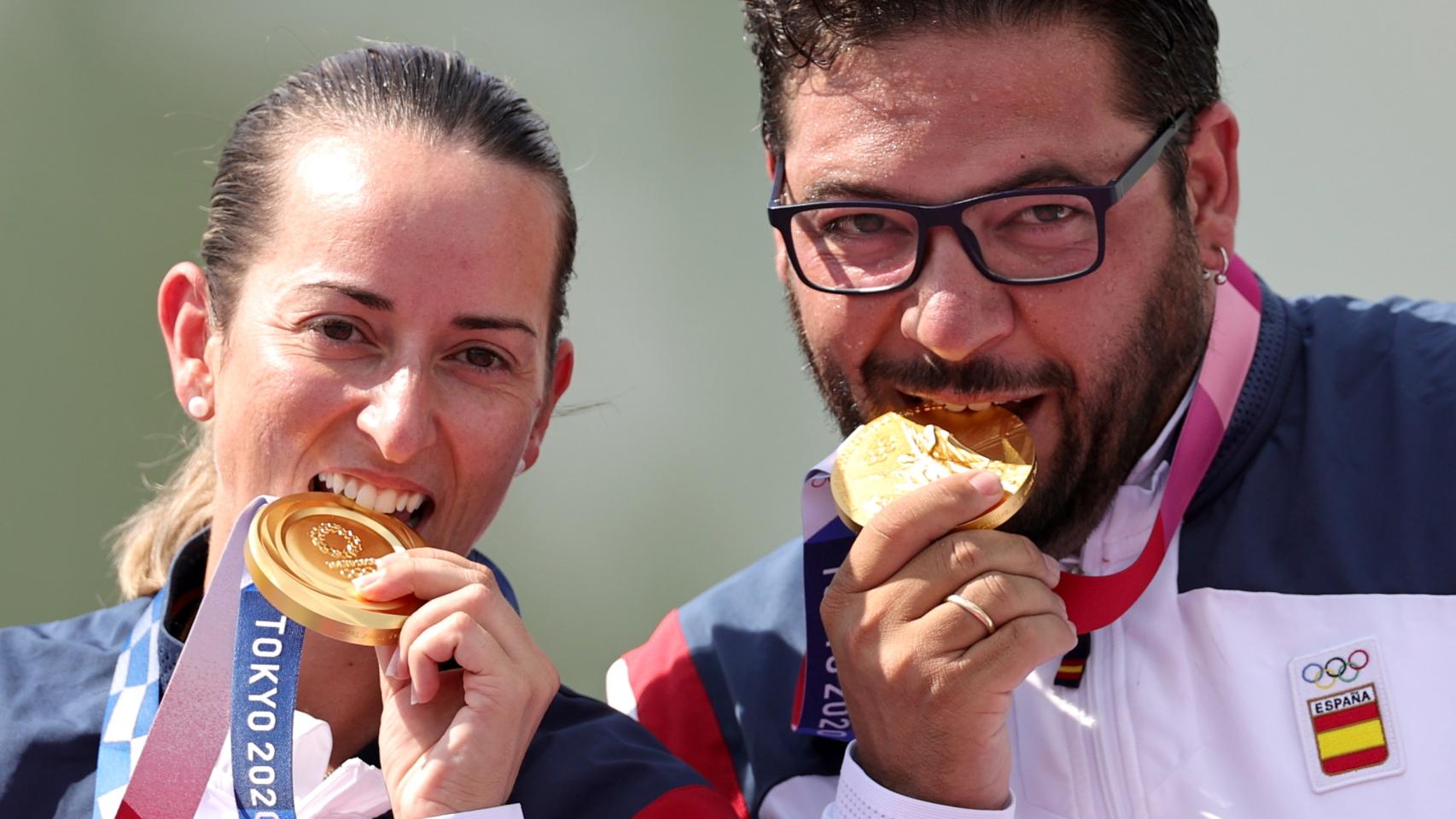 Fátima Gálvez y Alberto Fernández, en los Juegos Olímpicos