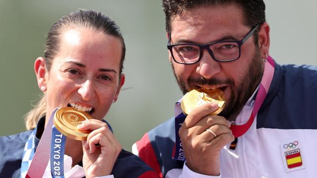 Fátima Gálvez y Alberto Fernández, en los Juegos Olímpicos