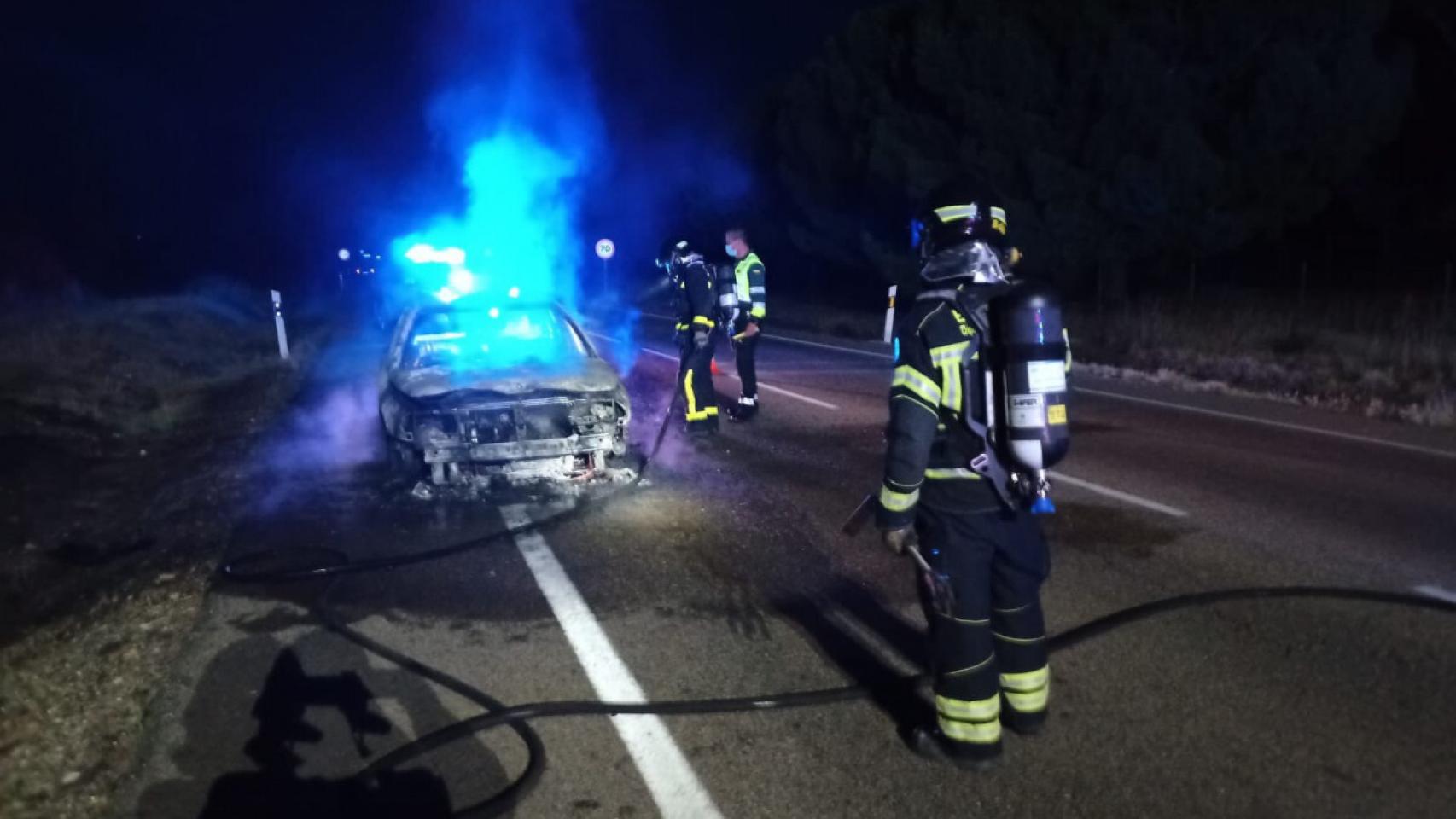 Una actuación de los Bomberos de la Diputación de Valladolid