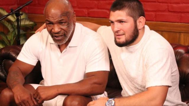 Mike Tyson y Khabib Nurmagomédov. Foto: Instagram (@khabib_nurmagomedov)